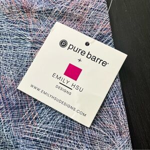 Pure Barre x Emily Hsu Fireworks Leggings, NWT, Medium